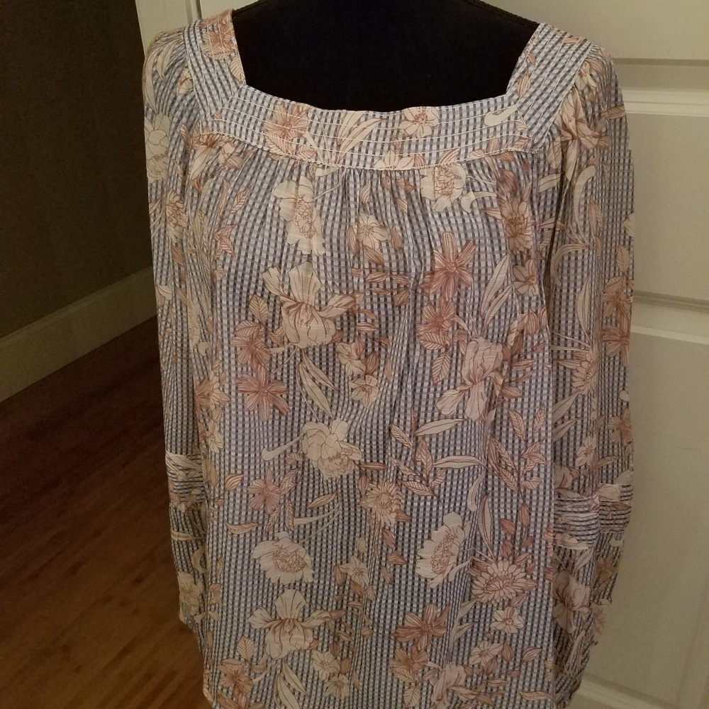 Long Sleeve Spring Blouse